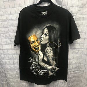 (XL) Tears of a clown mens Tee short sleeve NWT DGA